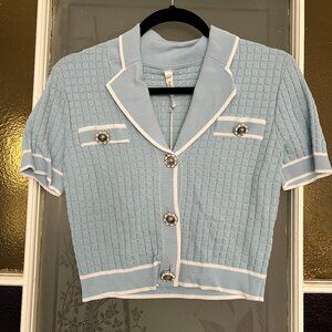 Avantlook Knitted Button Up Top